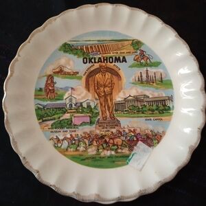 Oklahoma collectible dish